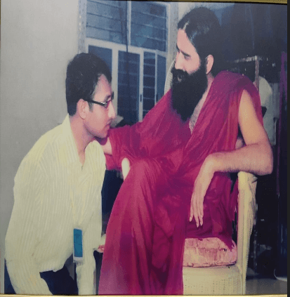 With Yoga Guru Swami Ramdev Ji